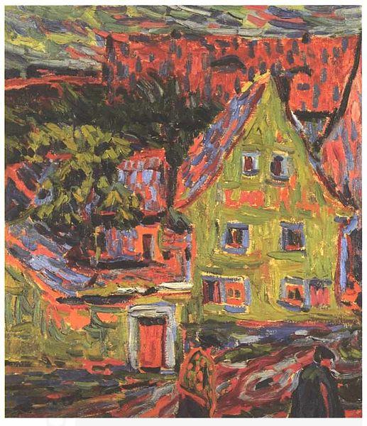 Ernst Ludwig Kirchner Green house China oil painting art